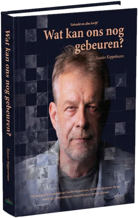 Boekomslag Wat kan ons nog gebeuren, van Xander Koppelmans